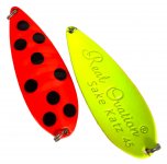 Блесна кол. FUJIWARA Salmon Katsu 45гр. цв.ladybug yellow 5135(Япония)