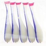 Поролоновая рыбка LEADER 6,5см не оснащ. цв.бело-синий 5шт.(Россия)