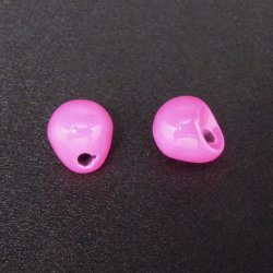 Груз Micro Jig FLY-FISHING вольфрам со смещ.отв. 2,2гр., 6,4мм цв.fluo pink 10шт.(Китай)