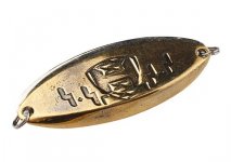 Блесна кол. НААШИ Паразуш 13гр. тип 1 цв.латунь/мельхиор(Россия)