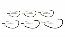 Крючки офсетные VARIVAS Power Gritter №2/0 6шт.(Япония)