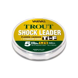 Леска VARIVAS Trout Shock Leader Fluorocarbon+Titanium Coat 30м 0,128мм(Япония)
