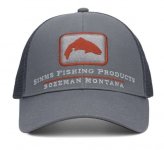 Кепка SIMMS Single Haul Small Fit Trucker цв.gunmetal trout(США)