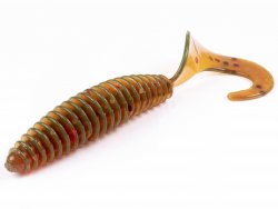Твистер LUCKY JOHN Ultra Worm Curly 4