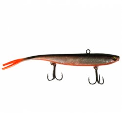 Зимний слаг JIG IT Whale Tail 130мм 31гр. цв.F11 Shiny black back(Китай)