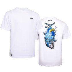 Футболка BKK Short Sleeve Casual Shirt Brand values GT цв.White р-р M(Китай)