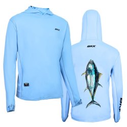 Футболка BKK Long Sleeve Performance Shirt New Tuna цв.Light Blue р-р M(Китай)