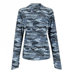 Термофутболка жен. SIMMS BugStopper Solarflex Hoody LS цв.shroud sterling р-р S(Китай)