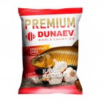 Прикормка DUNAEV-PREMIUM Карп-Сазан-Карась чеснок 1кг(Россия)