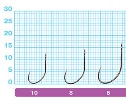 Крючки OWNER 51572 S-21BC №8 10шт.(Япония)