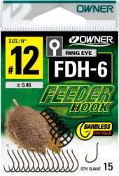 Крючки OWNER 56946 FDH-6 Brown №14 15шт.(Япония)