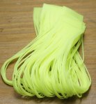 Ножки силиконовые TWO FLY FISHERMAN цв.hot chartreuse #231 5шт.(США)