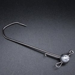 Джиг-головка крючок Barbarian с доп.петлей и фиксатором МБНФ №7/0 8гр. 2шт.(Россия, Тула)