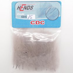 Перья CDC HENDS 25шт. цв.beige gray CDC-25-15(Чехия)