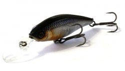 Воблер JACKALL Squad Shad 65 SP цв.hl silver&black(Япония)