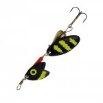 Блесна вращ. MEPPS Tandem Trout №2 цв.black/yellow(Франция)