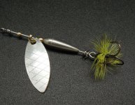 Блесна вращ. ШМАКОВКА Малек вольфрам W2 stream 2,6гр. цв.чер.ник./мат.ник.(Россия)