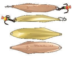 Блесна зим. ECOPRO Matador 65мм цв.G/C(Россия)