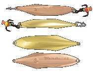 Блесна зим. ECOPRO Matador 65мм цв.G/C(Россия)