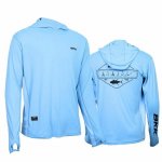 Футболка BKK Long Sleeve Performance Shirt Legacy цв.Light Blue р-р XL(Китай)