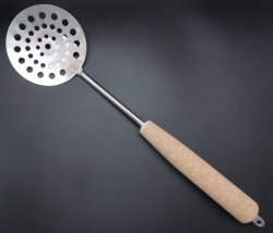 Черпак титан 85мм длина 370мм ручка пробка с петлей(Россия)