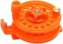 Катушка инерционная KOSADAKA Winder 58мм цв.orange(Китай)